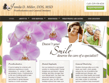 Tablet Screenshot of chicagoprosthodontist.com